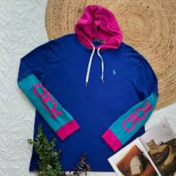 Polo Ralph Lauren Color Block Hoodie - Picture 9 of 9